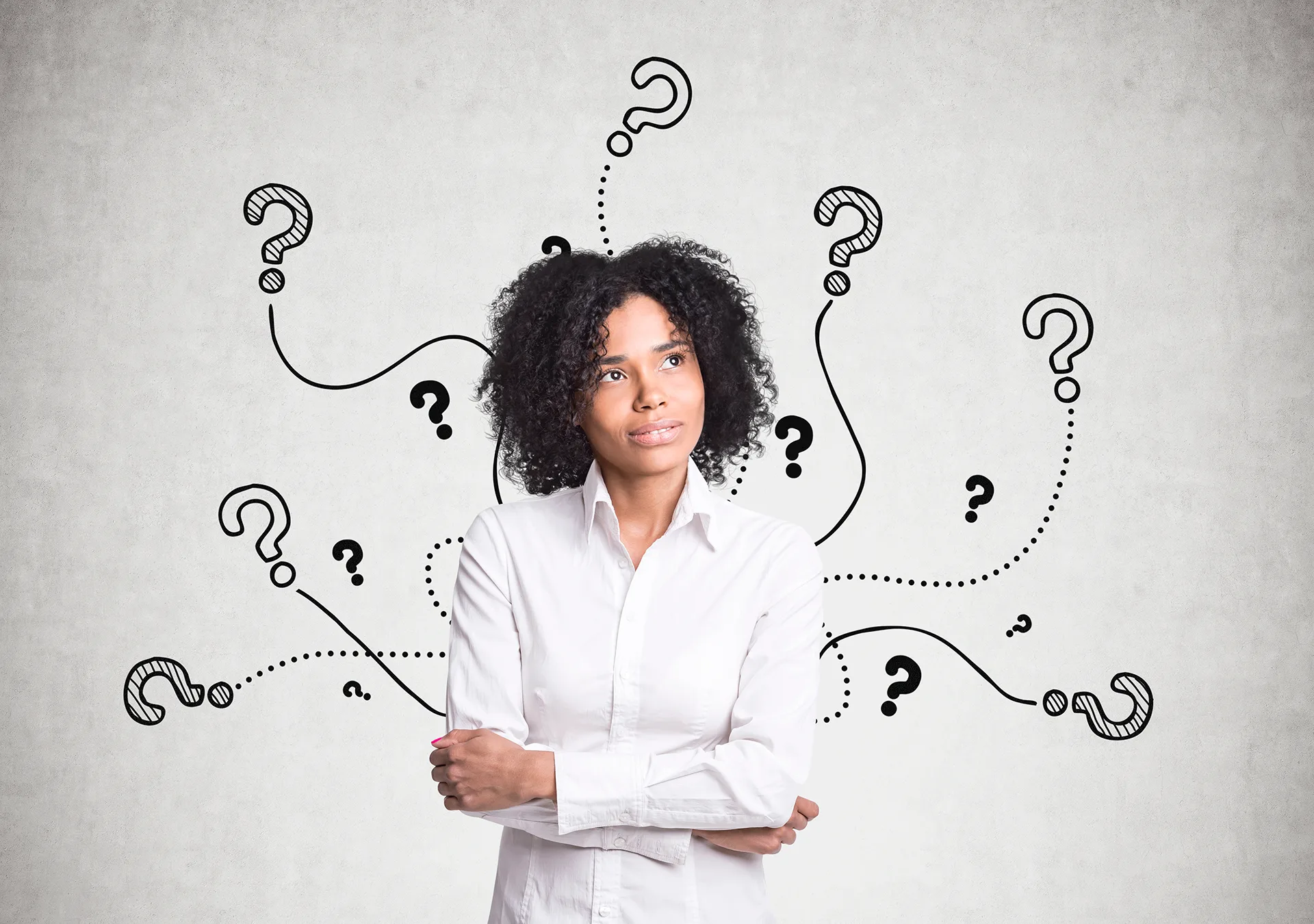 Advisor-Evolved-background-2 woman with question marks around